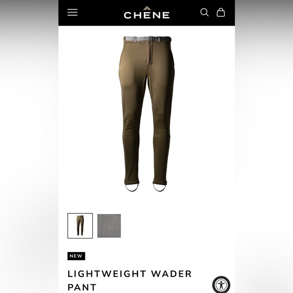 Chene-Lightweight Wader Pant-Olive-Medium